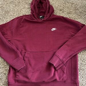 Nike Men's Maroon Hoodie